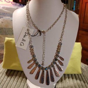 NWT Dia & Co. Silver Tone Necklace